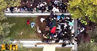 কবি নজরুলের সমাধির পাশে ওসমান হাদিকে দাফন